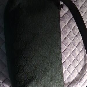 Gucci Black Embossed Strap